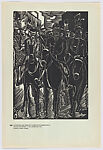 Plate 52: Constitutionalists on horseback entering Mexico City, from the portfolio 'Estampas de la revolución Mexicana' (prints of the Mexican Revolution)