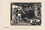 Plate 58: figures gathering the dead, an allegory of the sovereignty of the village, from the portfolio 'Estampas de la revolución Mexicana' (prints of the Mexican Revolution)