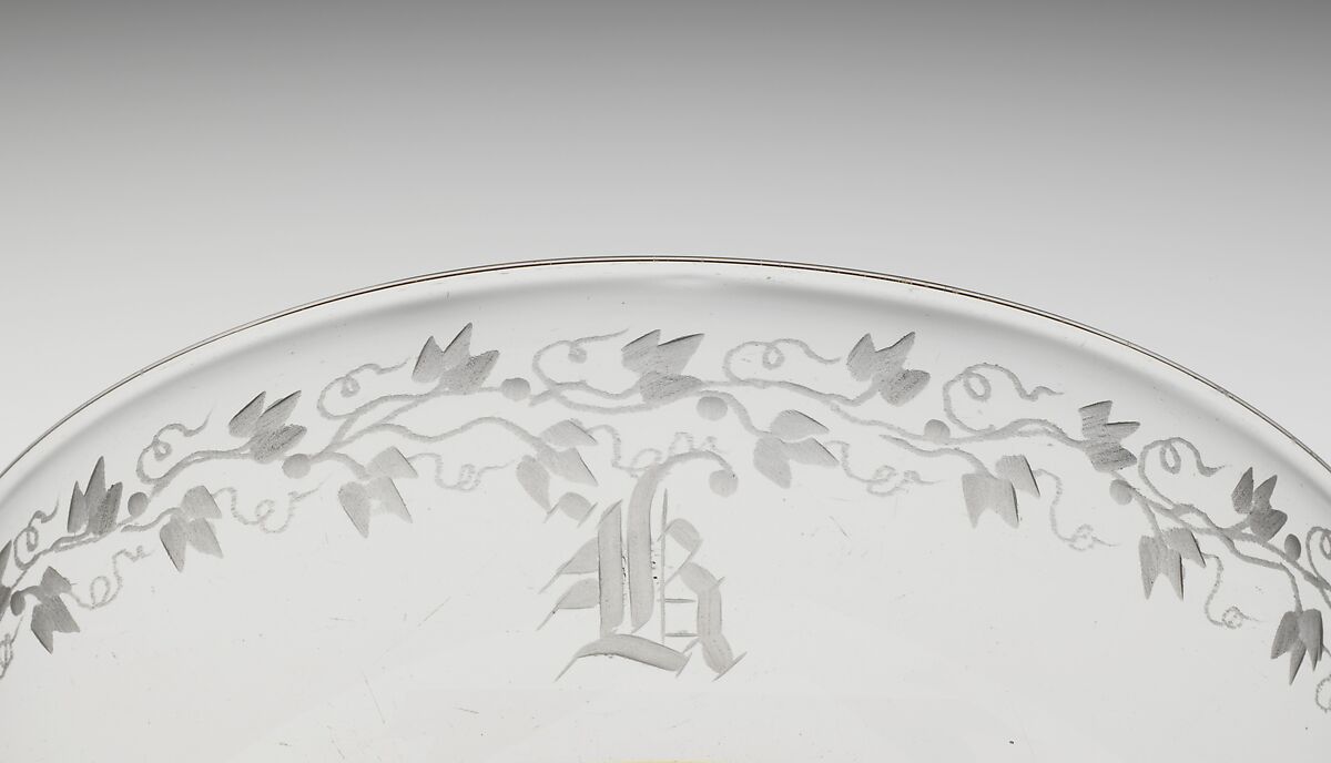 Sauce Dish, Boston &amp; Sandwich Glass Company (American, 1825–1888, Sandwich, Massachusetts), Blown glass, American