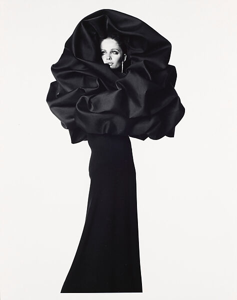 Irving Penn | Balenciaga Rose Dress, Paris | The Metropolitan Museum of Art