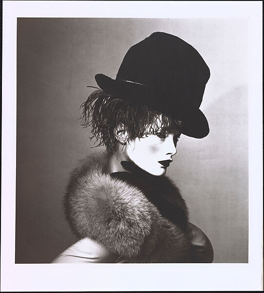 Irving Penn | Black Hat and White Face (Carolyn Murphy), New York | The ...