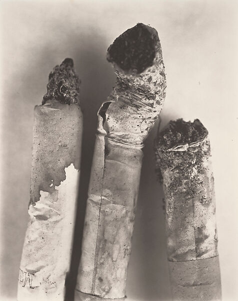 Cigarette No. 123, New York, Irving Penn (American, Plainfield, New Jersey 1917–2009 New York), Platinum-palladium print 