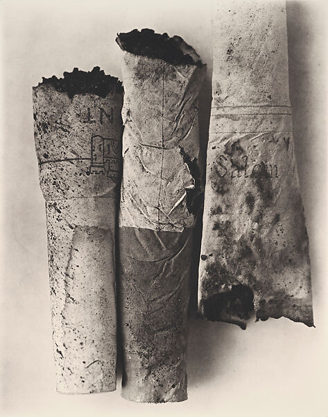 Cigarette No. 52, New York, Irving Penn (American, Plainfield, New Jersey 1917–2009 New York), Platinum-palladium print 