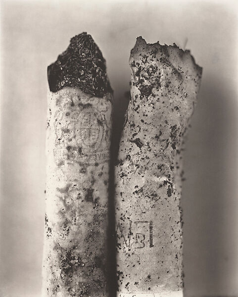 Cigarette No. 78, New York, Irving Penn (American, Plainfield, New Jersey 1917–2009 New York), Platinum-palladium print 