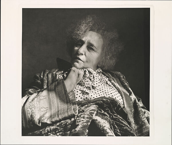 Colette, Paris, Irving Penn (American, Plainfield, New Jersey 1917–2009 New York), Platinum-palladium print 
