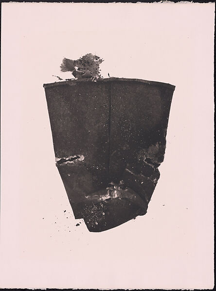 Cup Face, New York, Irving Penn (American, Plainfield, New Jersey 1917–2009 New York), Platinum-palladium print 