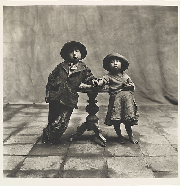 Cuzco Children, Irving Penn (American, Plainfield, New Jersey 1917–2009 New York), Platinum-palladium print 