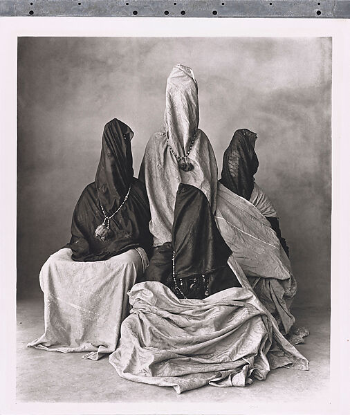 Four Guedras, Morocco, Irving Penn (American, Plainfield, New Jersey 1917–2009 New York), Platinum-palladium print 