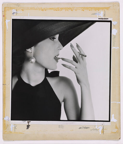 Girl with Tobacco on Tongue (Mary Jane Russell), New York, Irving Penn (American, Plainfield, New Jersey 1917–2009 New York), Gelatin silver print 