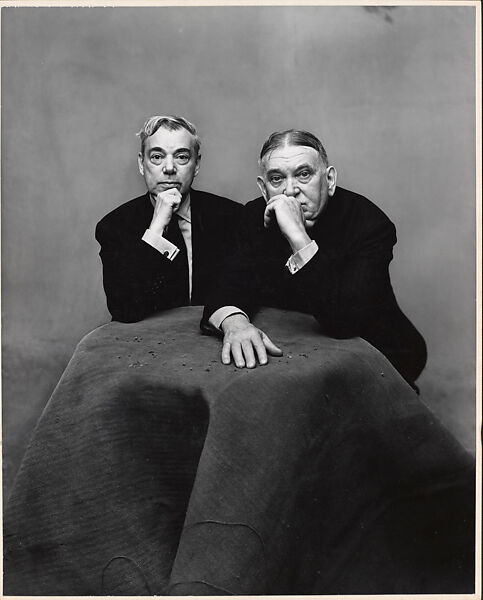 George Jean Nathan and H.L. Mencken, New York, Irving Penn (American, Plainfield, New Jersey 1917–2009 New York), Gelatin silver print 