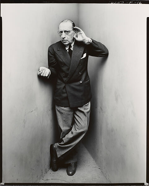 Igor Stravinsky, New York, Irving Penn (American, Plainfield, New Jersey 1917–2009 New York), Gelatin silver print 