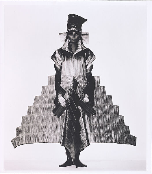 Irving Penn | Issey Miyake Staircase Dress, New York | The