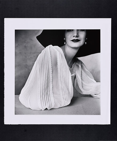Large Sleeve (Sunny Harnett), New York, Irving Penn (American, Plainfield, New Jersey 1917–2009 New York), Gelatin silver print 