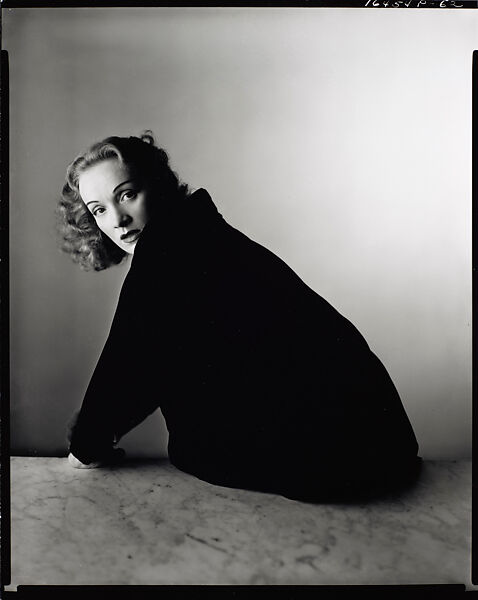 Marlene Dietrich, New York, Irving Penn (American, Plainfield, New Jersey 1917–2009 New York), Gelatin silver print 