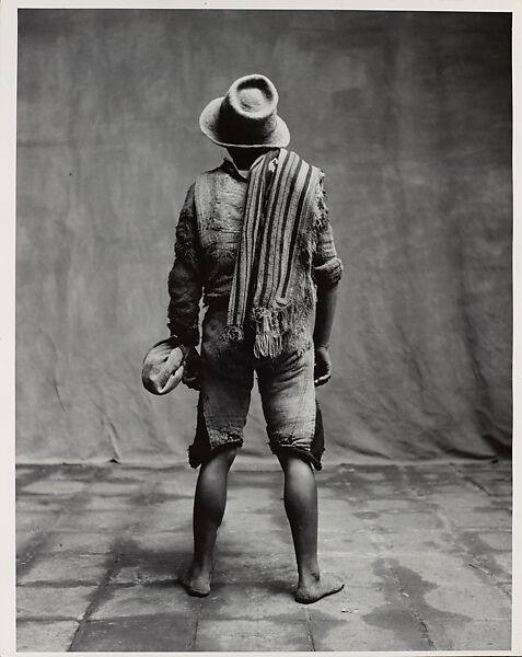 Porter (Back View), Cuzco, Irving Penn (American, Plainfield, New Jersey 1917–2009 New York), Gelatin silver print 