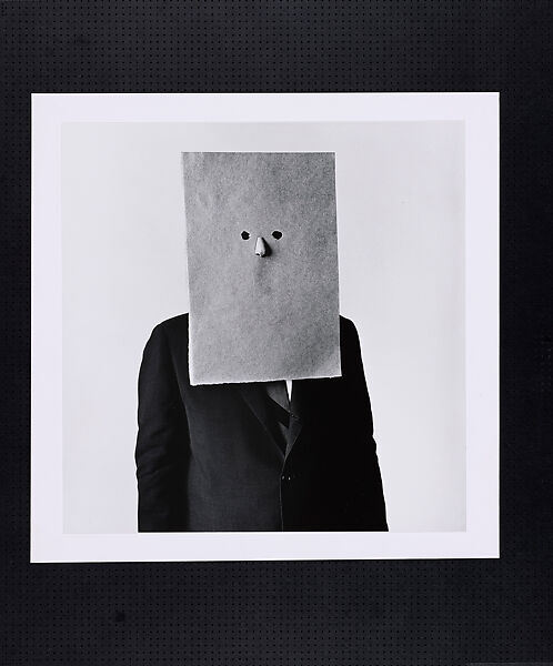 Saul Steinberg in Nose Mask, New York, Irving Penn (American, Plainfield, New Jersey 1917–2009 New York), Gelatin silver print 