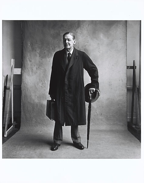 T.S. Eliot, London, Irving Penn (American, Plainfield, New Jersey 1917–2009 New York), Gelatin silver print 