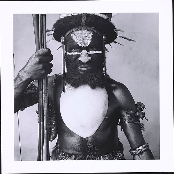 Tambul Warrior, New Guinea, Irving Penn (American, Plainfield, New Jersey 1917–2009 New York), Gelatin silver print 