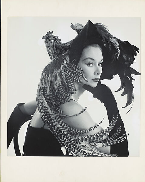 Irving Penn  Woman in Chicken Hat (Lisa Fonssagrives-Penn), New