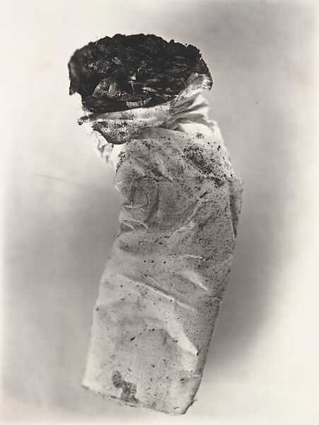Cigarette No. 8, New York, Irving Penn (American, Plainfield, New Jersey 1917–2009 New York), Platinum-palladium print 