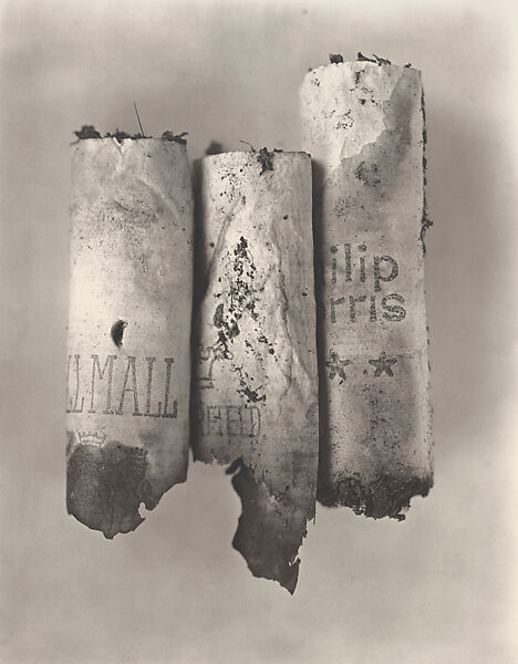 Cigarette No. 82, New York, Irving Penn (American, Plainfield, New Jersey 1917–2009 New York), Platinum-palladium print 