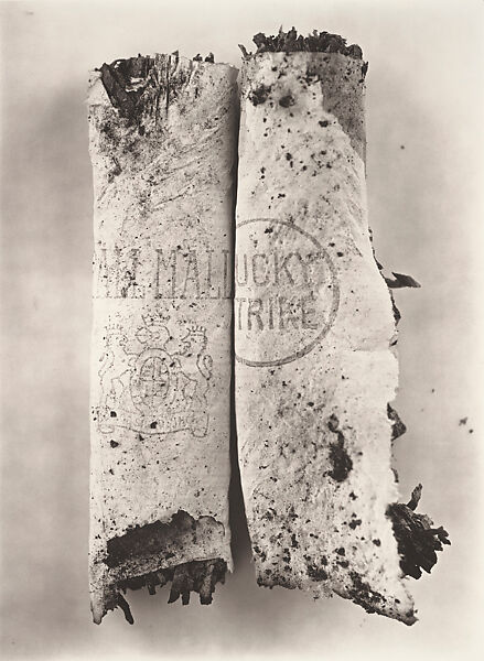 Cigarette No. 98, New York, Irving Penn (American, Plainfield, New Jersey 1917–2009 New York), Platinum-palladium print 