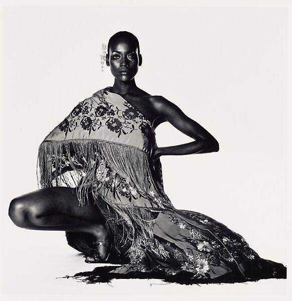 Naomi Sims in Scarf, New York, Irving Penn (American, Plainfield, New Jersey 1917–2009 New York), Gelatin silver print 