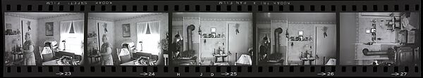 [31 Interior Views of [the Heliker House, Cranberry Island, Maine?]], Walker Evans (American, St. Louis, Missouri 1903–1975 New Haven, Connecticut), Film negative