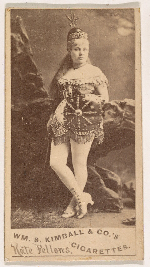 Kate Fellows, from the Actresses series (N203) issued by Wm. S. Kimball & Co., Issued by William S. Kimball &amp; Company, Commercial color lithograph 