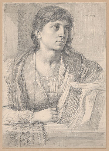 Study of a woman with a book