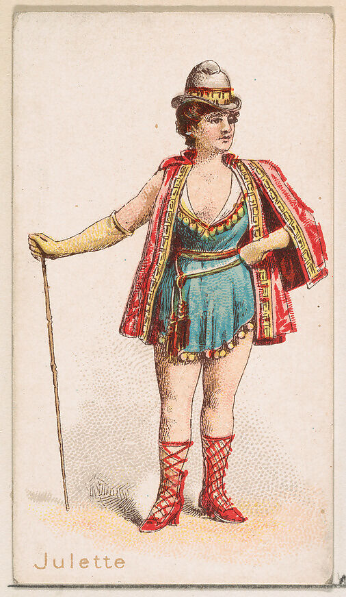 Julette, from the Ballet Queens series (N182) issued by Wm. S. Kimball & Co., Issued by William S. Kimball &amp; Company, Commercial color lithograph 