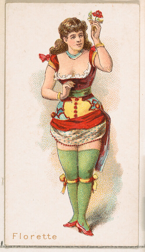 Florette, from the Ballet Queens series (N182) issued by Wm. S. Kimball & Co., Issued by William S. Kimball &amp; Company, Commercial color lithograph 
