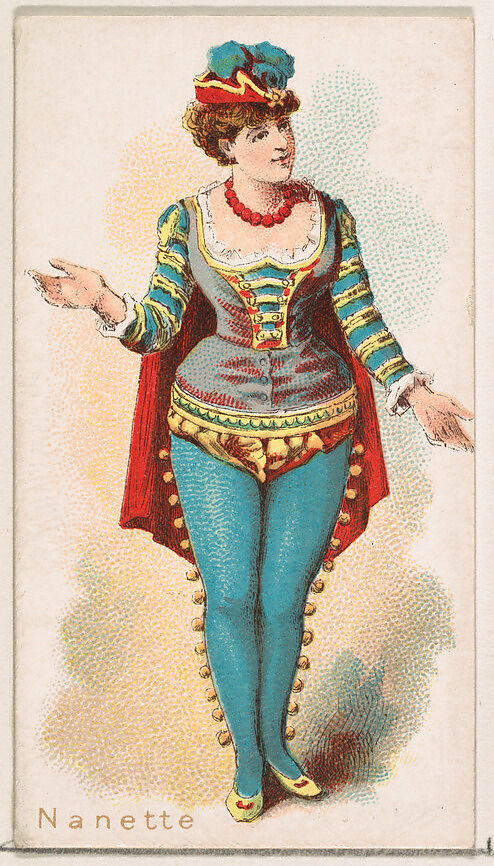 Nanette, from the Ballet Queens series (N182) issued by Wm. S. Kimball & Co., Issued by William S. Kimball &amp; Company, Commercial color lithograph 