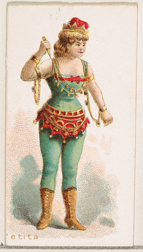 Petita, from the Ballet Queens series (N182) issued by Wm. S. Kimball & Co., Issued by William S. Kimball &amp; Company, Commercial color lithograph 