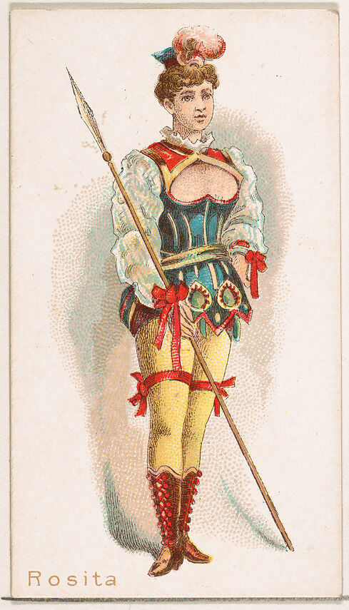 Rosita, from the Ballet Queens series (N182) issued by Wm. S. Kimball & Co., Issued by William S. Kimball &amp; Company, Commercial color lithograph 