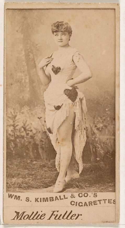 Mollie Fuller, from the Actresses series (N203) issued by Wm. S. Kimball & Co., Issued by William S. Kimball &amp; Company, Commercial color lithograph 