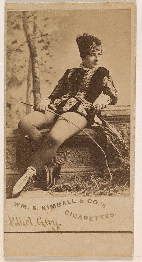 Ethel Guy, from the Actresses series (N203) issued by Wm. S. Kimball & Co., Issued by William S. Kimball &amp; Company, Commercial color lithograph 