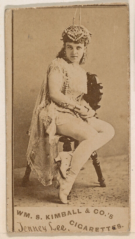 Jenny Lee, from the Actresses series (N203) issued by Wm. S. Kimball & Co., Issued by William S. Kimball &amp; Company, Commercial color lithograph 