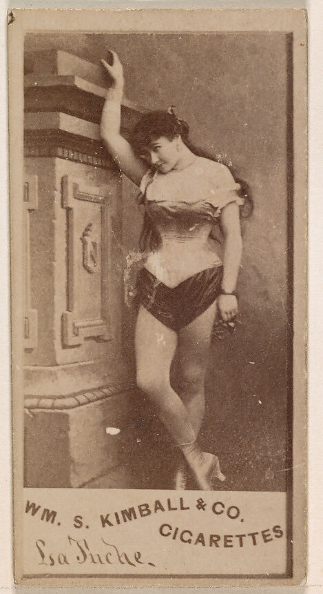 La Juche, from the Actresses series (N203) issued by Wm. S. Kimball & Co., Issued by William S. Kimball &amp; Company, Commercial color lithograph 