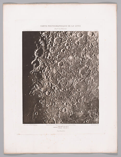 Systematic Photographic Map of the Moon, Increasing and Decreasing Phases, Charles Le Morvan (French, Brittany 1865–1933 Paris), Photogravures