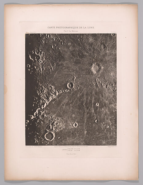 Systematic Photographic Map of the Moon, Increasing and Decreasing Phases, Charles Le Morvan (French, Brittany 1865–1933 Paris), Photogravures