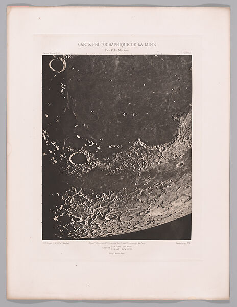 Systematic Photographic Map of the Moon, Increasing and Decreasing Phases, Charles Le Morvan (French, Brittany 1865–1933 Paris), Photogravures