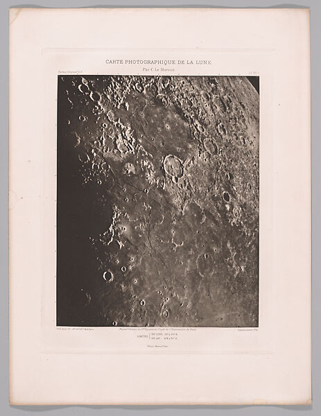 Systematic Photographic Map of the Moon, Increasing and Decreasing Phases, Charles Le Morvan (French, Brittany 1865–1933 Paris), Photogravures