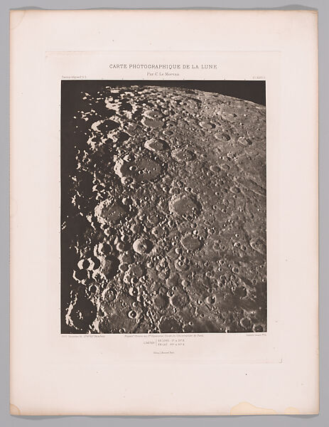 Systematic Photographic Map of the Moon, Increasing and Decreasing Phases, Charles Le Morvan (French, Brittany 1865–1933 Paris), Photogravures