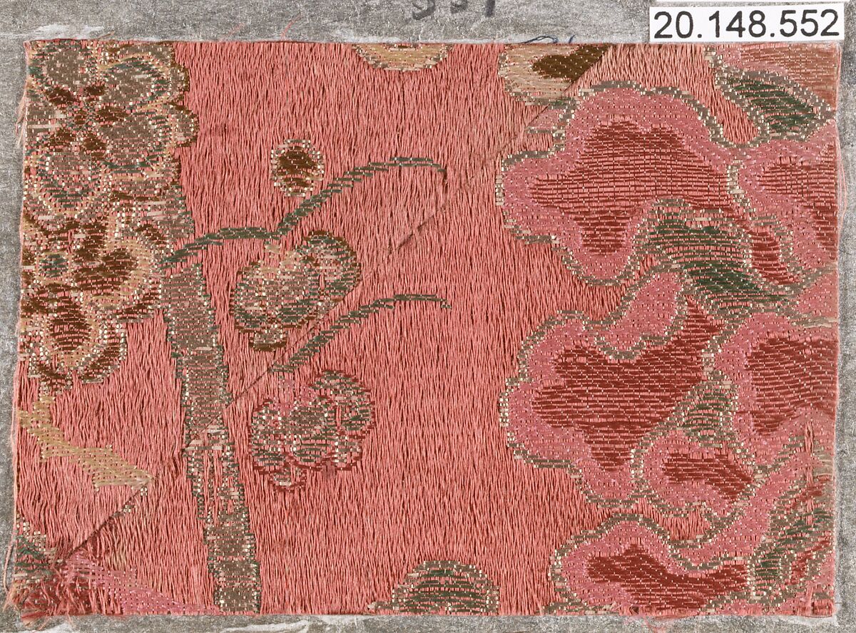 Piece, Silk / Compound weave, China 