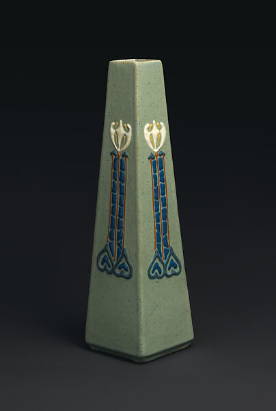 Aztec vase, Designed by Frederick Hurten Rhead (American (born England), Hanley, Stoke-on-Trent 1880–1942 New York), Earthenware, American