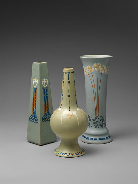 Aztec vase, Designed by Frederick Hurten Rhead (American (born England), Hanley, Stoke-on-Trent 1880–1942 New York), Earthenware, American