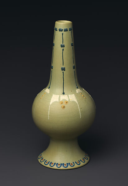 Aztec vase, Designed by Frederick Hurten Rhead (American (born England), Hanley, Stoke-on-Trent 1880–1942 New York), Earthenware, American 