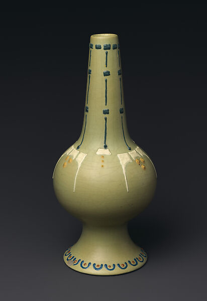 Aztec vase, Designed by Frederick Hurten Rhead (American (born England), Hanley, Stoke-on-Trent 1880–1942 New York), Earthenware, American