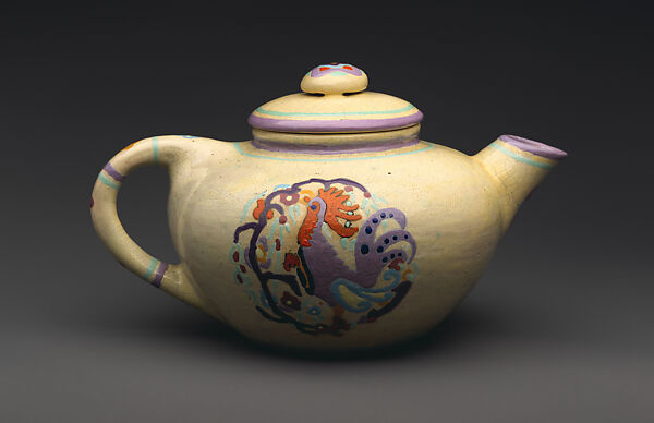 Teapot, Student of Adelaide Alsop Robineau (American, Middletown, Connecticut, 1865–1929 Syracuse, New York), Earthenware, American